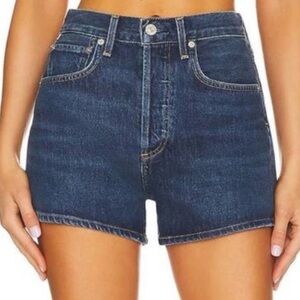 Citizens Of Humanity Marlow Dark Wash Blue Denim Jean Shorts Size 29 8